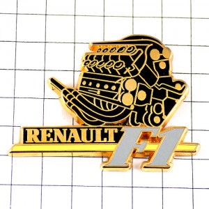 ピンバッジ・ルノーF1エンジン車レース仕様 RENAULT FRANCE