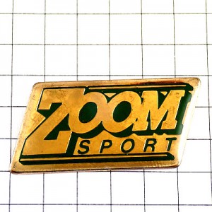 ピンバッジ・ズームＺＯＯＭスポーツ文字