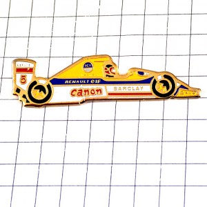 ピンバッジ・ルノーF1キャメル車キャノン一台 WILLIAMS-RENAULT CANON BARCLAY RENAULT FRANCE