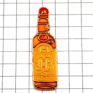 ピンバッジ・J&Bウイスキー酒瓶 J&B SCOTCH WHISKY SCOTLAND