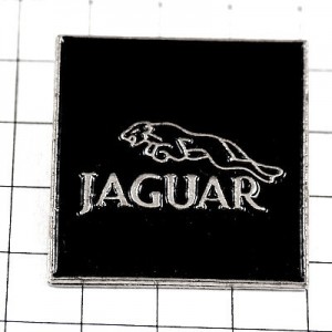 ピンバッジ・ジャガー黒のロゴ車 JAGUAR ENGLAND