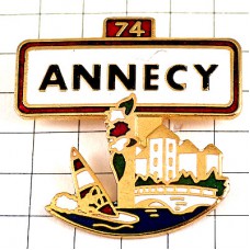 ピンバッジ・ウインドサーフィン海アヌシー湖 ANNECY SAVOIE FRANCE