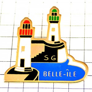 ピンバッジ・ブルターニュ地方の灯台 BELLE-ILE-EN-MER BRETAGNE FRANCE