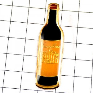 ピンバッジ・赤ワインのボトル酒瓶 CAMBRAS RED-WINE FRANCE