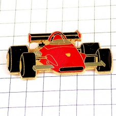 ピンバッジ・F1レース赤いフェラーリ車