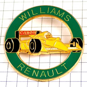 ピンバッジ・ルノーF1車キャノン社キャメル煙草 RENAULT FRANCE