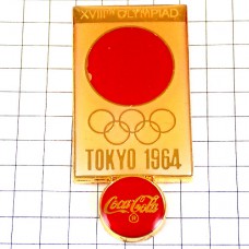 ピンバッジ・コカコーラ東京オリンピック五輪1964年