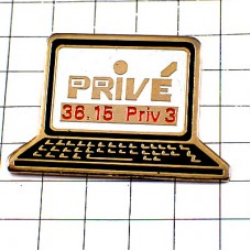 ピンバッジ・コンピュータ黒