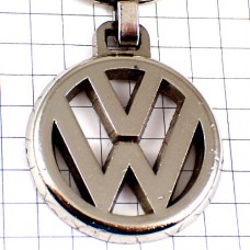 キーホルダー・フォルクスワーゲンVW銀色ロゴ車