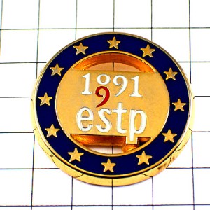 ピンバッジ・1891年と1991年１００周年ユーロEU欧州連合の旗の星 EUROPE