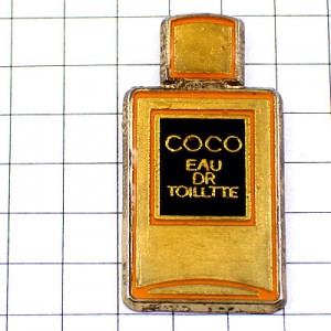 ピンバッジ・ココシャネル香水ボトル壜 COCO CHANEL