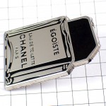 ピンバッジ・シャネル香水エゴイスト銀色壜型 CHANEL EGOISTE