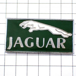 ピンバッジ・ジャガー車エンブレム緑 JAGUAR ENGLAND