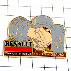 ピンバッジ・ルノー握手サービス車 RENAULT FRANCE