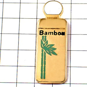 ピンバッジ・竹バンブー香水壜 BAMBOU