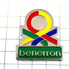 ピンバッジ・ベネトン洋服ブランド赤黄緑黒 BENETTON UNITED-COLORS-OF-BENETTON