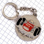 キーホルダー・赤いレースカーF1カサブランカのカー用品68番