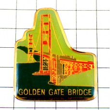 ピンバッジ・ゴールデンゲートブリッジ橋サンフランシスコ湾アメリカ/USA GOLDEN-GATE BRIDGE SAN-FRANCISCO