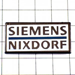 ピンバッジ・シーメンス社ドイツの会社ニックスドルフ社ＡＴＭ現金自動預払機 SIEMENS-NIXDORF GERMANY