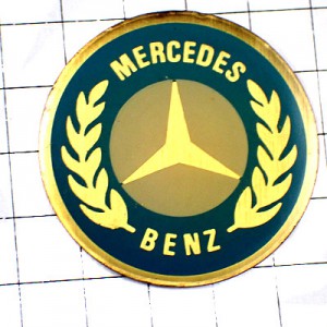 ピンバッジ・ベンツのロゴ車メルセデス月桂樹 MERCEDES-BENZ GERMANY