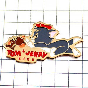 ピンバッジ・トムとジェリー追いかけっこ TOM&JERRY