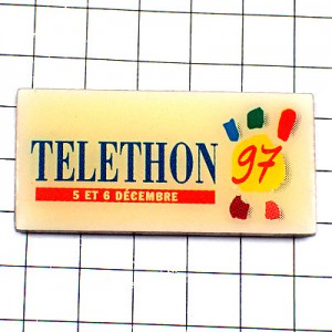 ピンバッジ・テレトン慈善チャリティTV番組 TELETHON