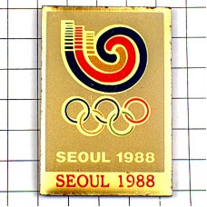 ピンバッジ・韓国ソウル五輪オリンピック1988年ビンテージ中古品