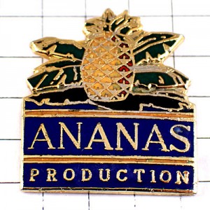 ピンバッジ・パイナップル南国フルーツ果物 ANANAS PRODUCTION