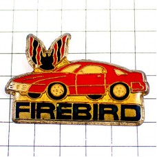 ピンバッジ・ファイヤーバード赤い車ポンティアックGM PONTIAC-FIREBIRD PONTIAC USA