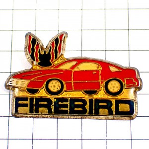 ピンバッジ・ファイヤーバード赤い車ポンティアックGM PONTIAC-FIREBIRD PONTIAC USA