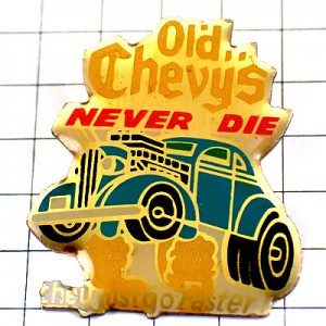 ピンバッジ・シボレー赤い車シェヴィ55 CHEVROLET-CHEVY CHEVROLET USA