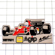 ピンバッジ・フェラーリＦ１アランプロスト車ドライバーレーサー ALAIN-PROST AGIP ITALIA