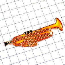 ピンバッジ・トランペット音楽ミュージック管楽器 TRUMPET