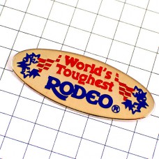 ピンバッジ・ロデオ牛カウボーイ世界でも最もタフな競技 RODEO COWBOY USA