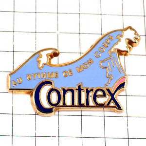 ピンバッジ・コントレックス水の波ミネラルウォーター CONTREX FRANCE