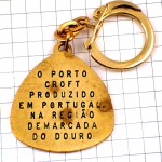 キーホルダー・舳先の鳥ボートワイン酒ポルトクロフト大航海時代の帆船ポルトガル語 PORTO-CROFT PORTO PORTUGAL