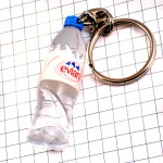 キーホルダー・エヴィアン水ミネラルウォーターボトル容器 EVIAN BOTTLE FRANCE