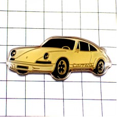 ピンバッジ・ポルシェのカレラ白い車 PORSCHE GERMANY