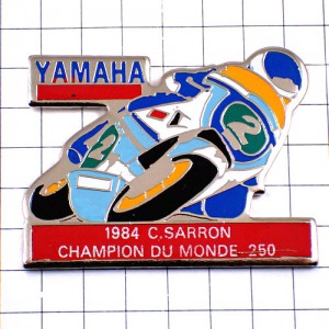 ピンバッジ・ヤマハYAMAHAオートバイ二輪バイク２番レース仕様