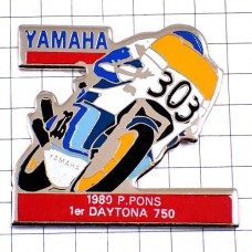 ピンバッジ・ヤマハYAMAHAオートバイ二輪バイク303番ナナハン750デイトナ１番