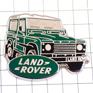 ピンバッジ・ランドローバー緑色の車レンジローバー英国 ROVER RANGE-ROVER LAND-ROVER ENGLAND