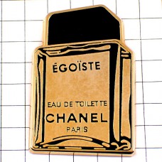 ピンバッジ・シャネル香水エゴイスト金色ゴールド壜オードトワレ型 CHANEL EGOISTE