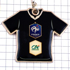 キーホルダー・フランスサッカー連盟クレディアグリコル銀行サッカーＴシャツ服 FFF FEDERATION-FRANCAISE-DE-FOOTBALL