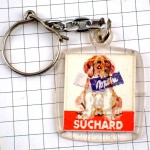 キーホルダー・セントバーナード犬ミルカのチョコレート一枚 SUCHARD