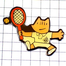 ピンバッジ・バルセロナ五輪コビーのテニス選手オリンピック夏季1992年ビンテージ中古品 COBI BARCELONA-1992 SPAIN