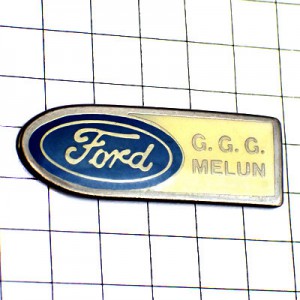 ピンバッジ・フォード車ロゴ紺色エンブレム青 FORD USA