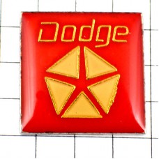 ピンバッジ・ダッジ車クライスラー赤 DODGE CHRYSLER USA