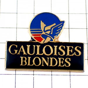 ピンバッジ・ゴロワーズ煙草ヘルメット兜ガリア人 GAULOISES-BLONDES JACNO