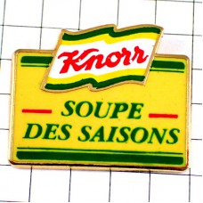 ピンバッジ・クノール飲物スープ旗 KNORR SOUPE