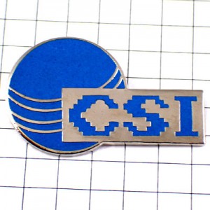 ピンバッジ・青い地球ブルーＣＳＩ